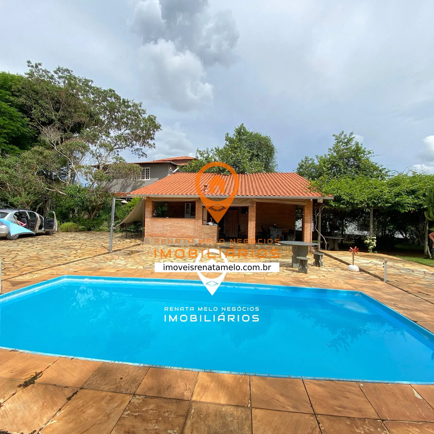 Casa de 5 quartos com piscina em lote plano de 1.609 m², região da Serra do Cipó
