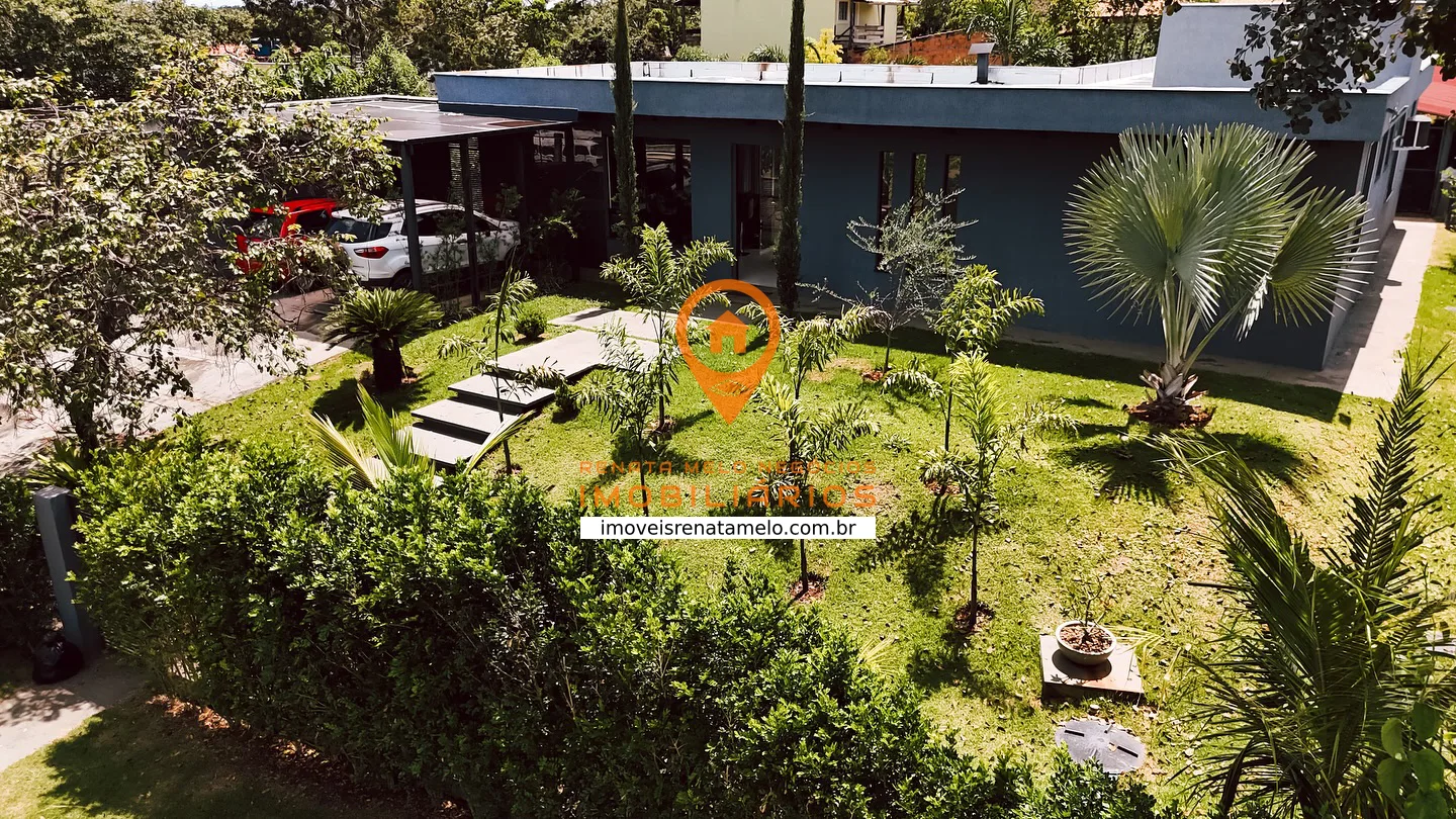 Casa com spa, pomar e 1.000 m² de lote em condomínio fechado