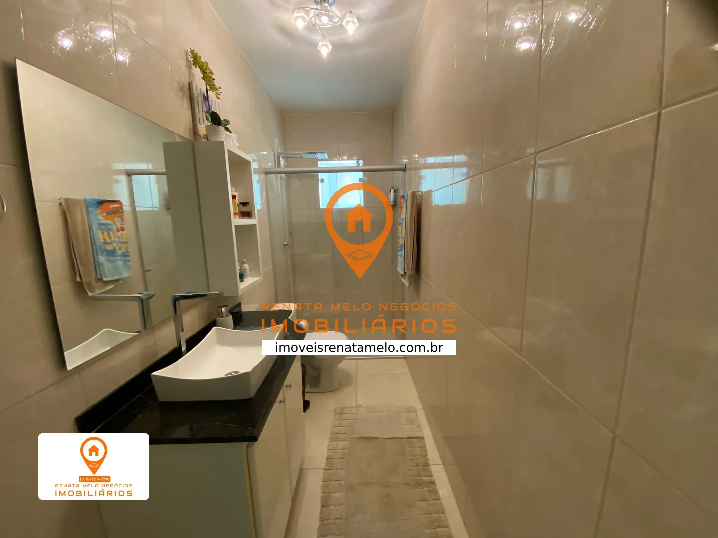 Casa mobiliada com piscina e sauna no Condomínio Vale do Luar
